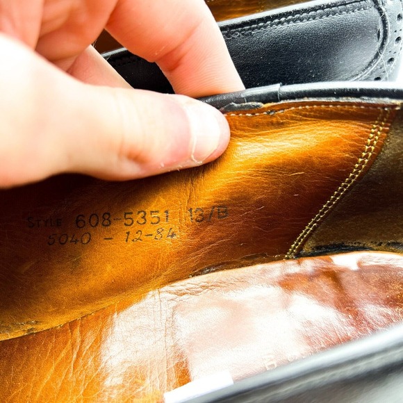 Grenson Bench Made English Leather Black Tassel Loafers Men's 13 B - Picture 9 of 16